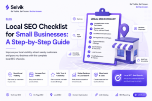 Local SEO checklist for small businesses to improve Google search visibility